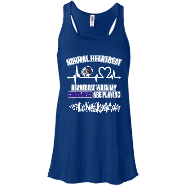 Holy Cross Crusaders T shirts Heartbeat When My Crusaders Playing Hoodies Sweatshirts