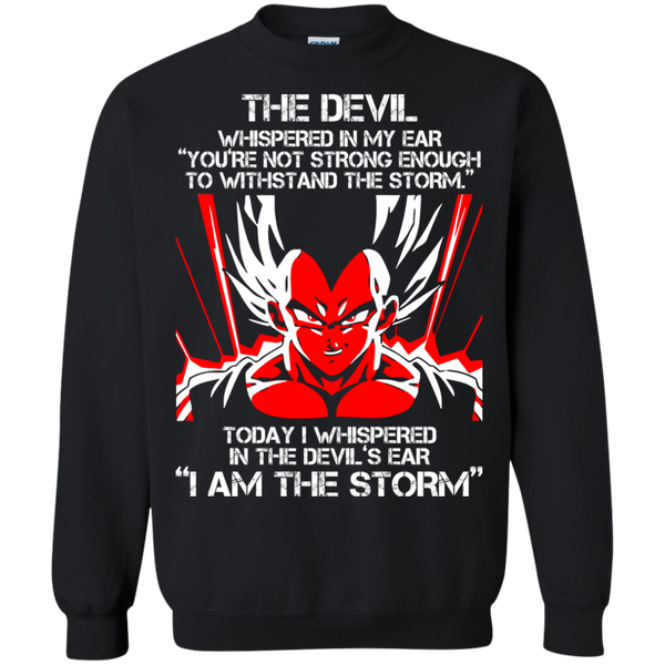 Dragon Ball Z Vegeta T shirts I Am The Storm Hoodies Sweatshirts
