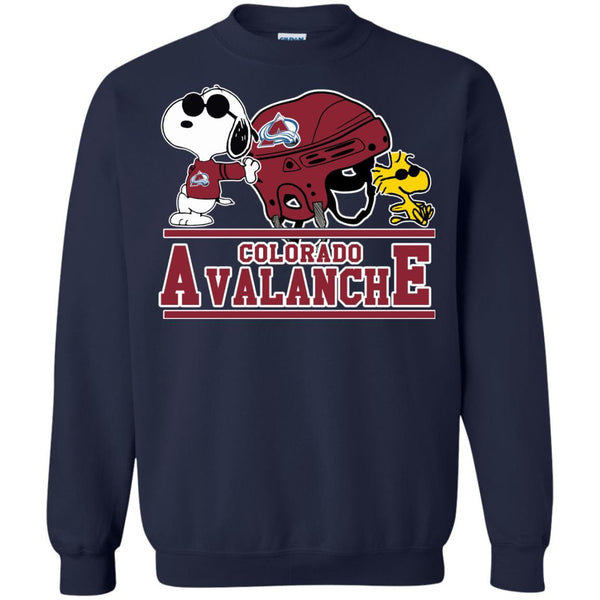 Colorado Avalanche T shirts Snoopy Hoodies Sweatshirts