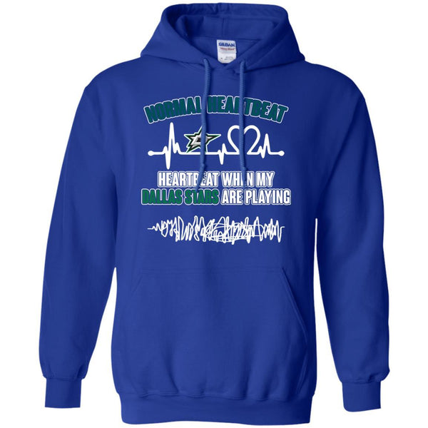 Dallas Stars T shirts Heartbeat When My Dallas Stars Playing Hoodies Sweatshirts