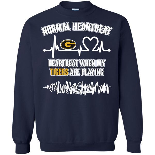 Grambling State Tigers T shirts Heartbeat When My Tigers Playing Hoodies Sweatshirts