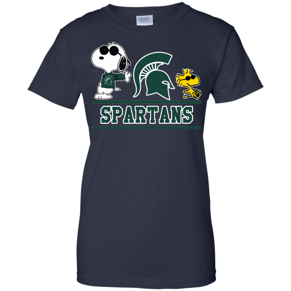 Michigan State Spartans T shirts Snoopy Hoodies Sweatshirts