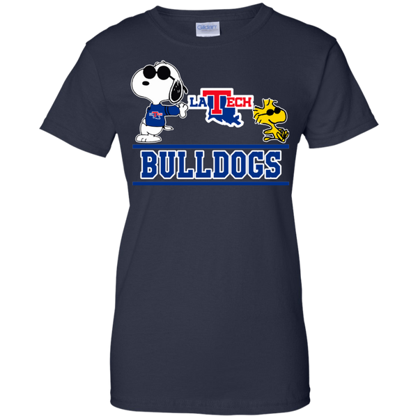 Louisiana Tech Bulldogs T shirts Snoopy Hoodies Sweatshirts