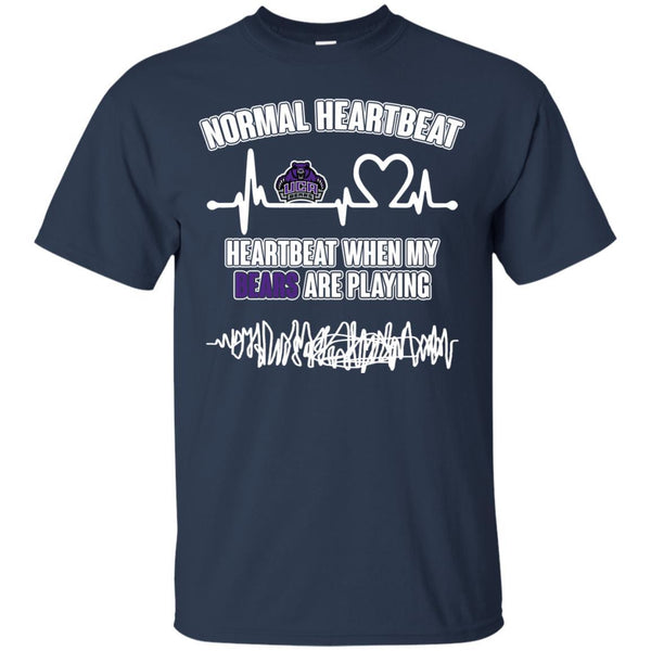 Central Arkansas Bears T shirts Heartbeat When My Bears Playing Hoodies Sweatshirts