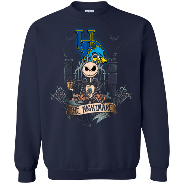 Halloween Delaware Fightin' Blue Hens T shirts The Nightmare Hoodies Sweatshirts