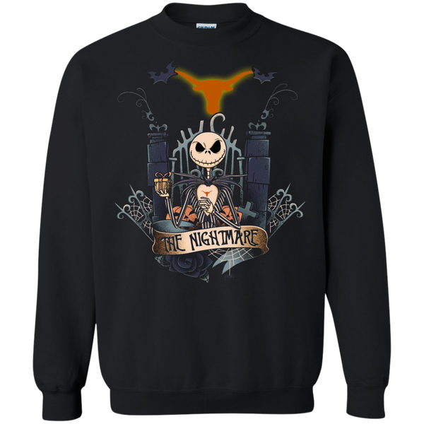 Halloween Texas Longhorns T shirts The Nightmare Hoodies Sweatshirts