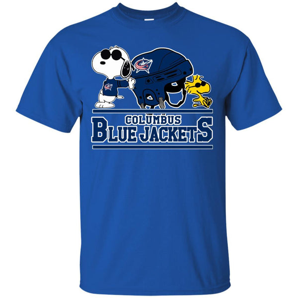 Columbus Blue Jackets T shirts Snoopy Hoodies Sweatshirts