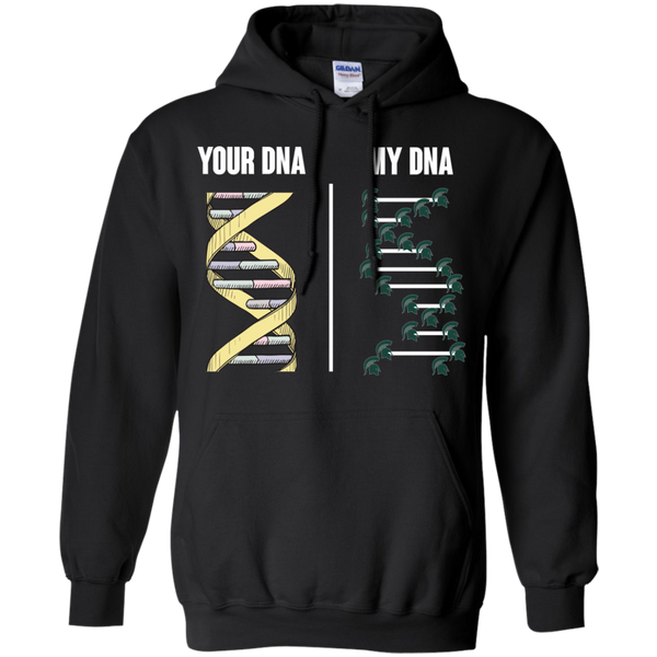 Michigan State Spartans T shirts Your DNA My DNA Hoodies Sweatshirts