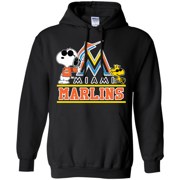 Miami Marlins T shirts Snoopy Hoodies Sweatshirts