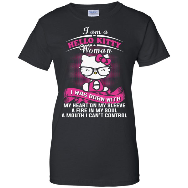 Hello Kitty T shirts Was Born With My Heart On My Sleeve Hoodies Sweatshirts