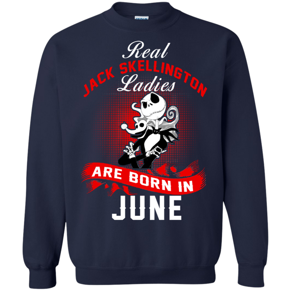Jack Skellington T shirts Real Jack Skellington Ladies Born In June Hoodies Sweatshirts