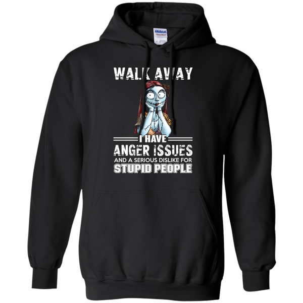 Jack Skellington T shirts Sally Walk Away I Have Anger Issues Hoodies Sweatshirts
