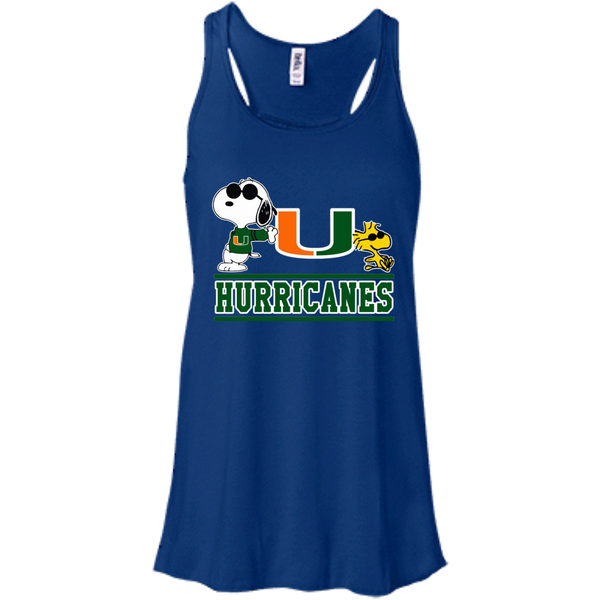 Miami (FL) Hurricanes T shirts Snoopy Hoodies Sweatshirts
