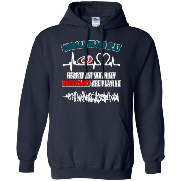 Carolina Hurricanes T shirts Heartbeat When My Hurricanes Playing Hoodies Sweatshirts