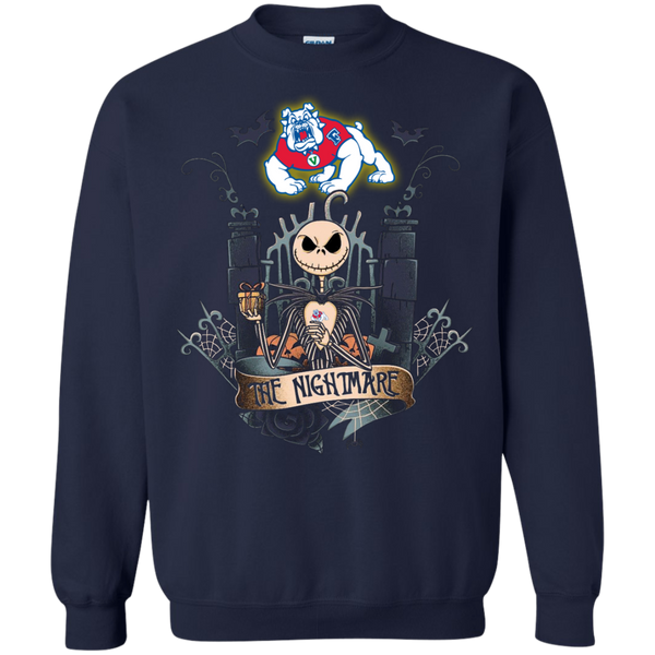 Halloween Fresno State Bulldogs T shirts The Nightmare Hoodies Sweatshirts