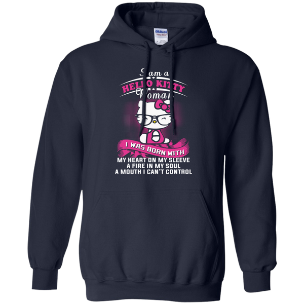 Hello Kitty T shirts Was Born With My Heart On My Sleeve Hoodies Sweatshirts