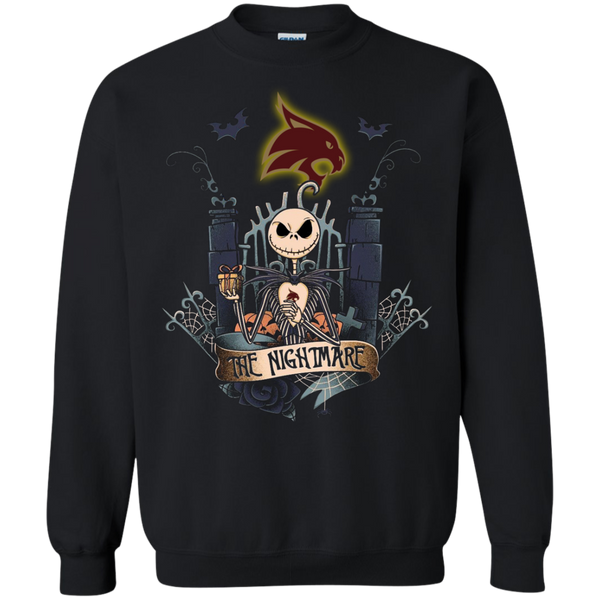Halloween Texas State Bobcats T shirts The Nightmare Hoodies Sweatshirts