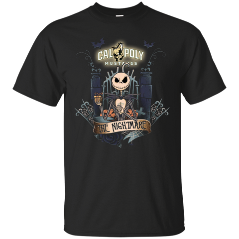 Halloween Calpoly Mustangs T shirts The Nightmare Hoodies Sweatshirts