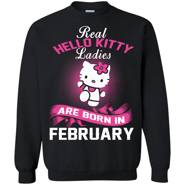 Hello Kitty T shirts  Real Hello Kitty Ladies Born In February Hoodies Sweatshirts