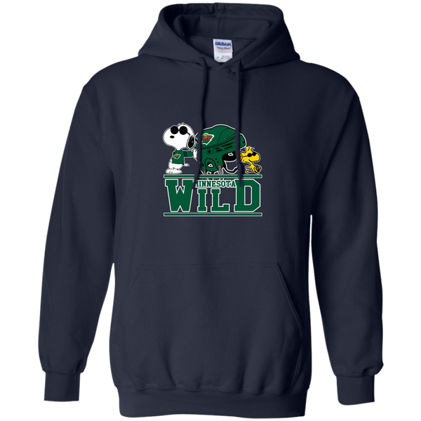 Minnesota Wild T shirts Snoopy Hoodies Sweatshirts