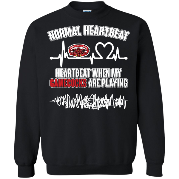 Jacksonville State Gamecocks T shirts Heartbeat When My Gamecocks Playing Hoodies Sweatshirts