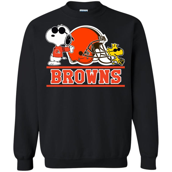 Cleveland Browns T shirts Snoopy Hoodies Sweatshirts