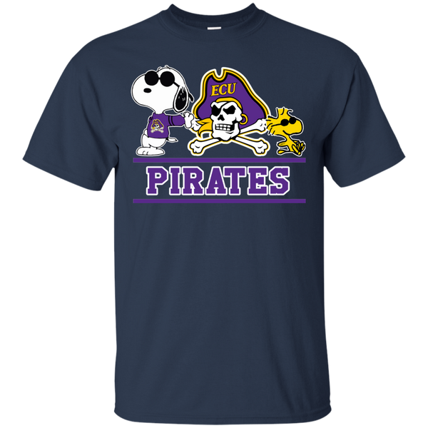 East Carolina Pirates T shirts Snoopy Hoodies Sweatshirts