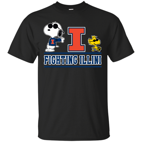 Illinois Fighting Illini T shirts Snoopy Hoodies Sweatshirts