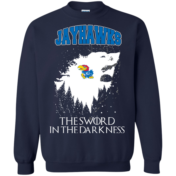 Kansas Jayhawks Game Of Thrones T shirts The Sword In The Darkness Hoodies Sweatshirts
