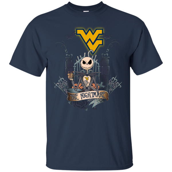 Halloween West Virginia Mountaineers T shirts The Nightmare Hoodies Sweatshirts