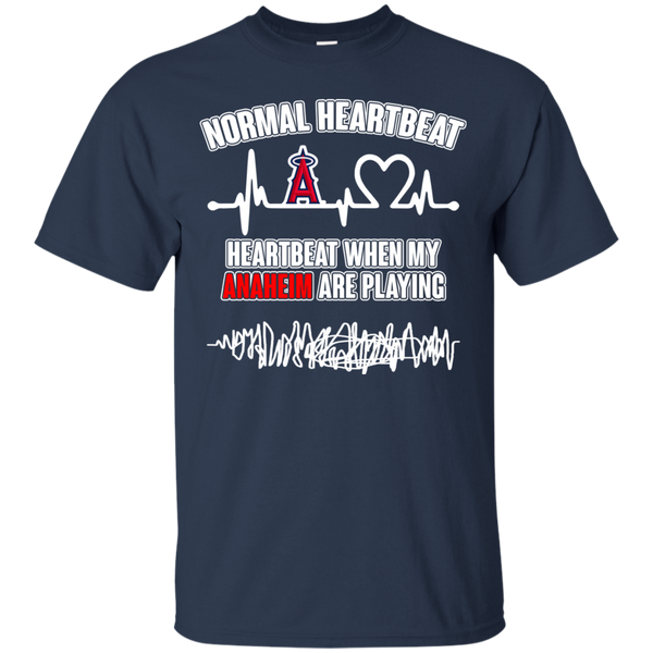 Los Angeles Angels of Anaheim T shirts Heartbeat When My Anaheim Playing Hoodies Sweatshirts