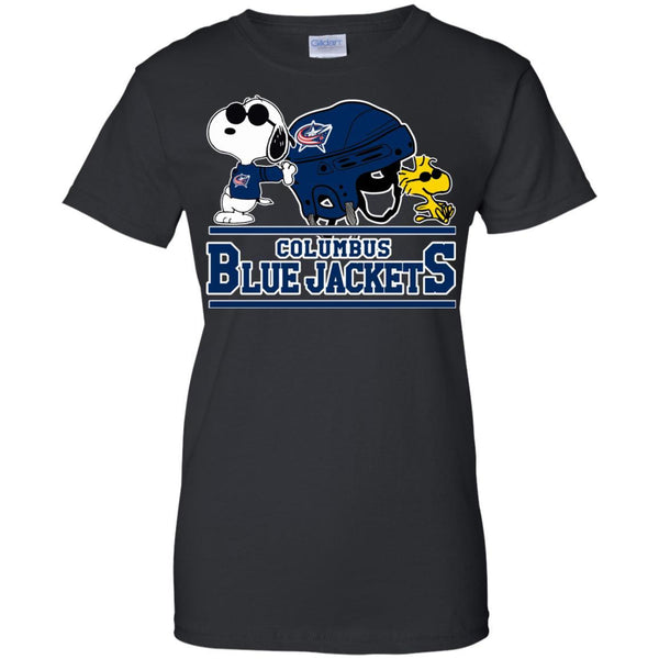 Columbus Blue Jackets T shirts Snoopy Hoodies Sweatshirts