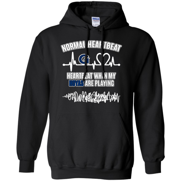 Georgetown Hoyas T shirts Heartbeat When My Hoyas Playing Hoodies Sweatshirts
