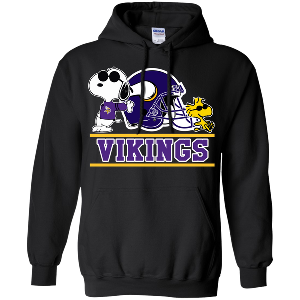 Minnesota Vikings T shirts Snoopy Hoodies Sweatshirts