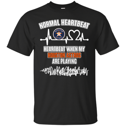 Houston Astros T shirts Heartbeat When My Houston Astros Playing Hoodies Sweatshirts